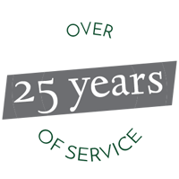 25 Years of Service Logo